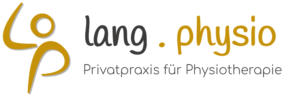 Physiotherapie Lang Rodgau Logo mit Text gold
